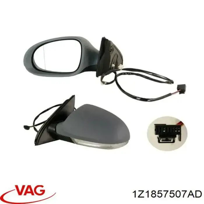 Comprar 1Z1857507AD VAG Espejo de retrovisor izquierdo