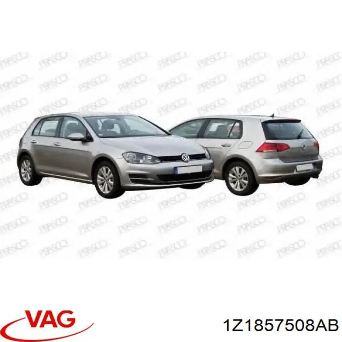 Carcasa interior del espejo retrovisor derecho VAG 1Z1857508AB precio, desde 291,36 EUR