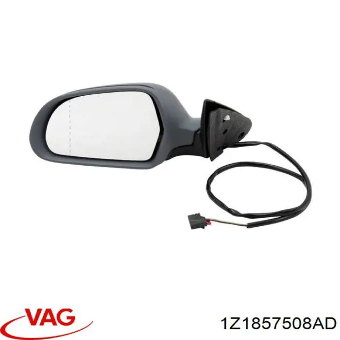 Espejo de retrovisor derecho 1Z1857508AD VAG