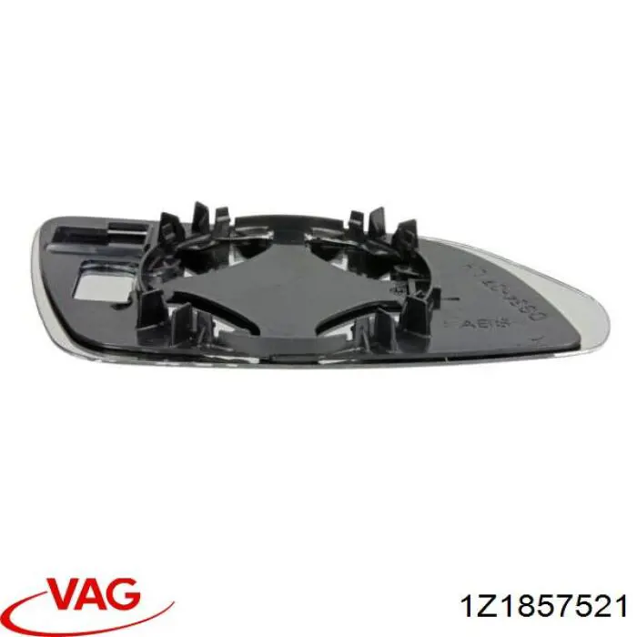 Cristal de espejo retrovisor exterior izquierdo 1Z1857521 VAG