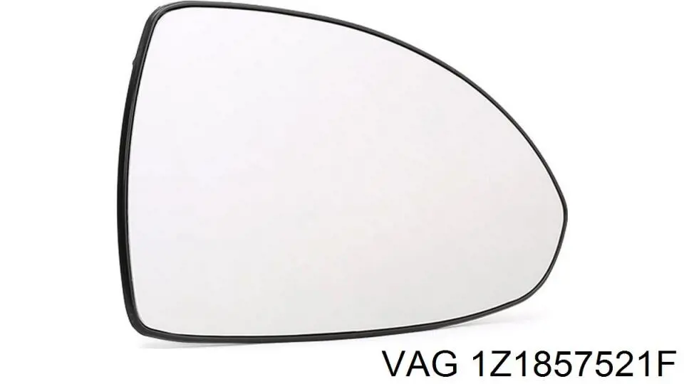 1Z1857521F VAG Cristal de espejo retrovisor exterior izquierdo