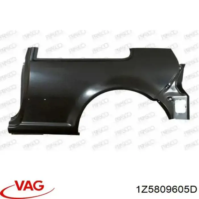 Aleta trasera izquierda VAG 1Z5809605D precio, desde 556,70 EUR
