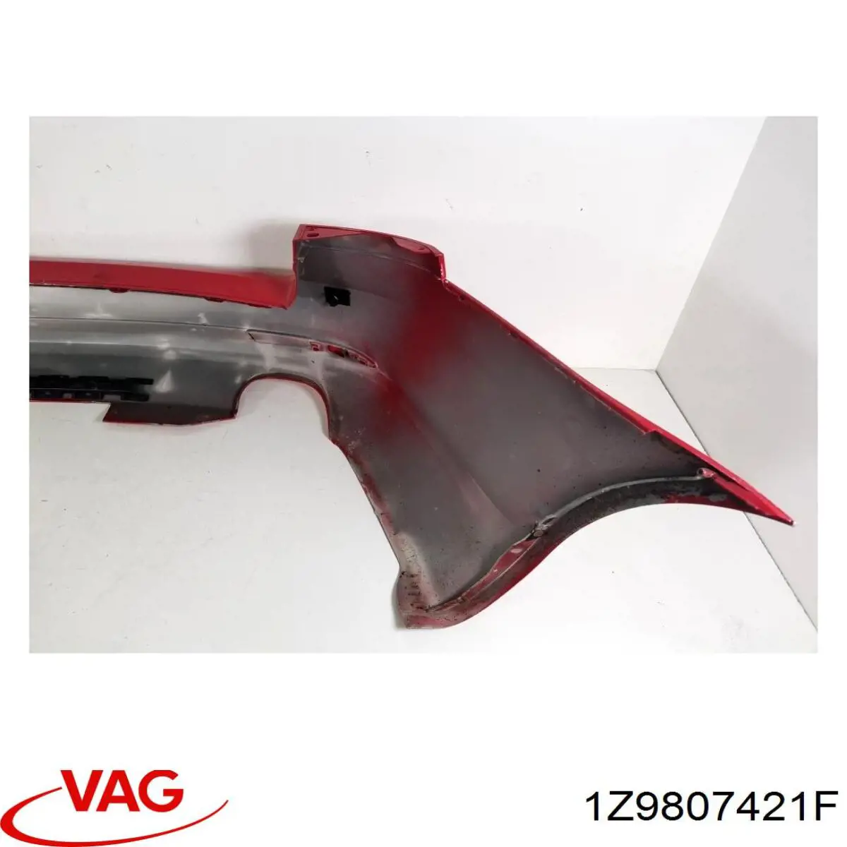 Parachoques trasero 1Z9807421F VAG