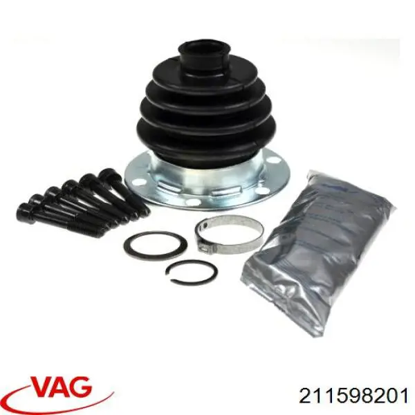 211 598 201 VAG fuelle, árbol de transmisión delantero exterior