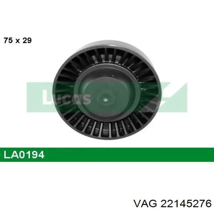 22145276 VAG polea inversión / guía, correa poli v