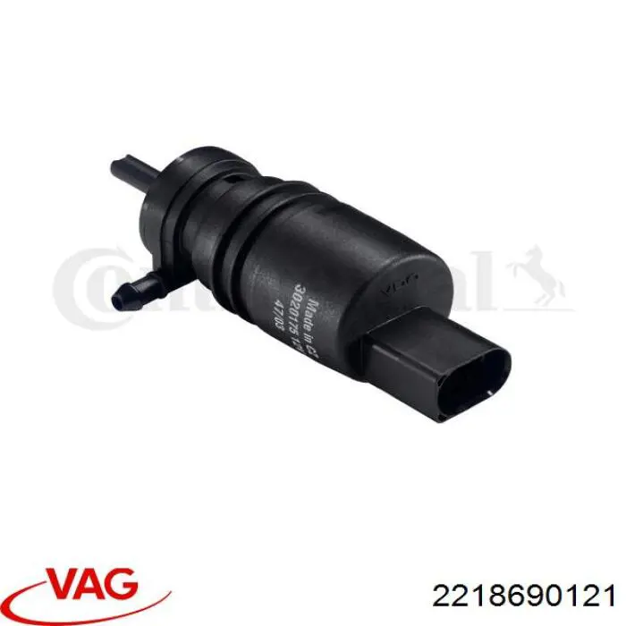 Bomba de agua limpiaparabrisas, delantera VAG 2218690121 precio, desde 6,96 EUR