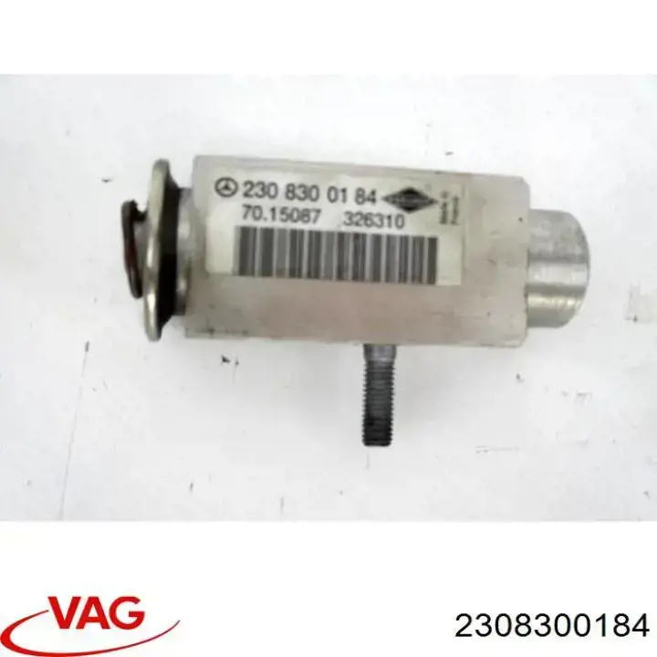 Válvula TRV del aire acondicionado VAG 2308300184 precio, desde 29,83 EUR