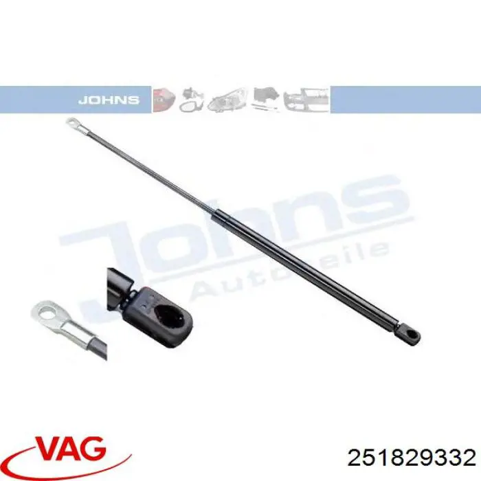 GS0638 Magneti Marelli amortiguador de maletero