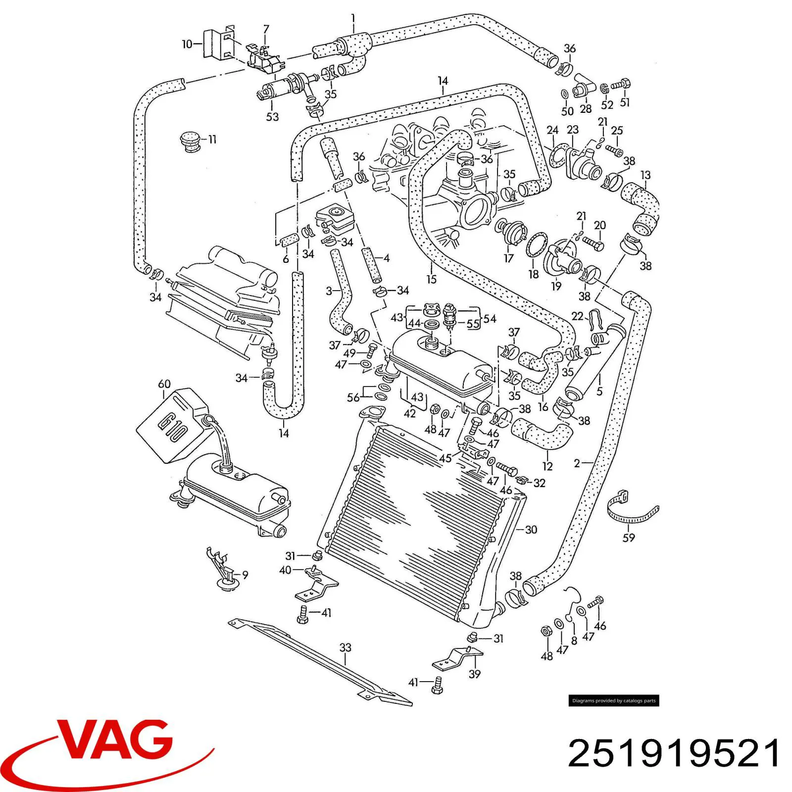 Comprar 251919521 VAG Sensor de temperatura de agua