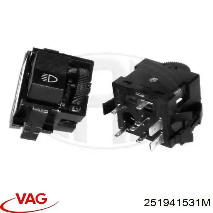 251941531M VAG Interruptor de luces en el tablero
