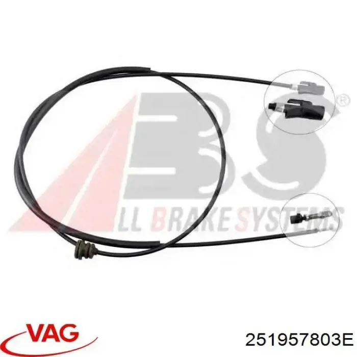 251957803E VAG cable velocímetro