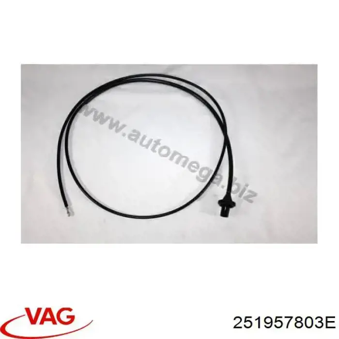 Cable velocímetro 251957803E VAG