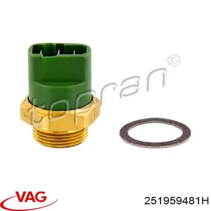 251959481H VAG sensor, temperatura del refrigerante (encendido el ventilador del radiador)