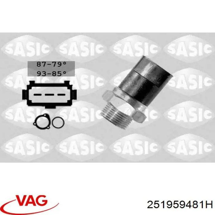 Sensor de temperatura  VAG 251959481H precio, desde 17,62 EUR