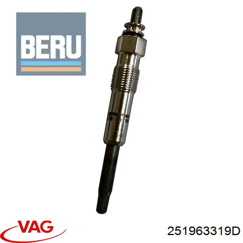 Bujías incandescentes VAG 251963319D precio, desde 34,45 EUR