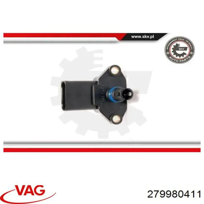 279980411 VAG sensor de presion del colector de admision