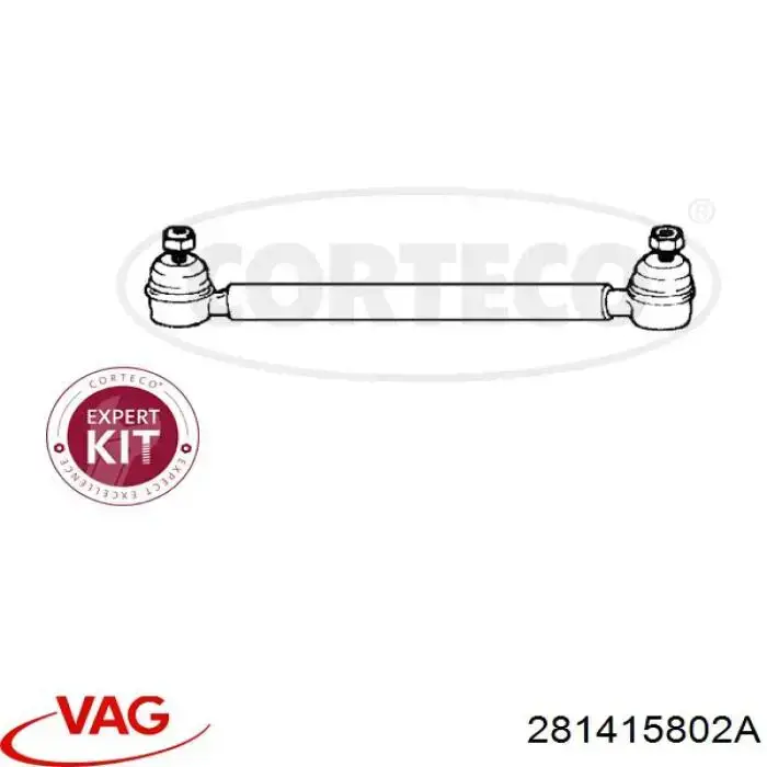 281415802A VAG barra de dirección longitudinal, eje delantero