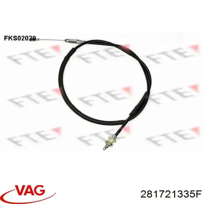 281721335F VAG cable de embrague