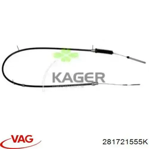 281721555K VAG cable del acelerador