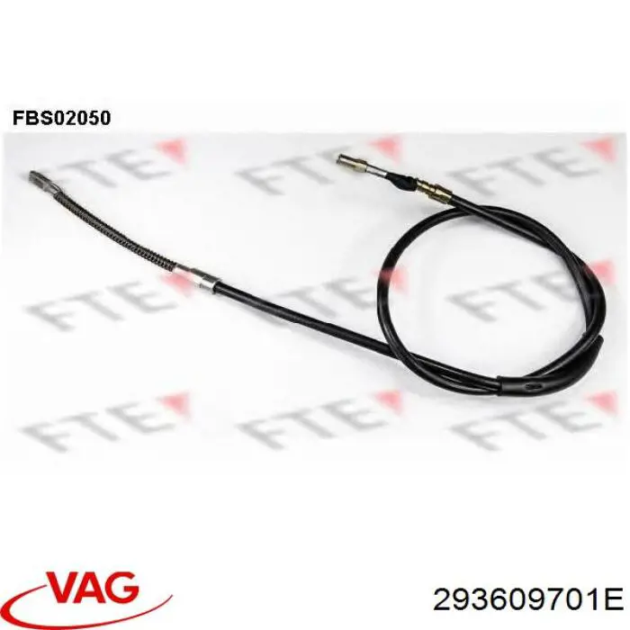 FHB432722 Ferodo cable de freno de mano trasero derecho/izquierdo