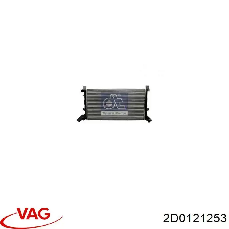 2D0121253 VAG radiador