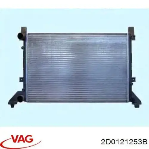 Comprar 2D0121253B VAG Radiador de auto