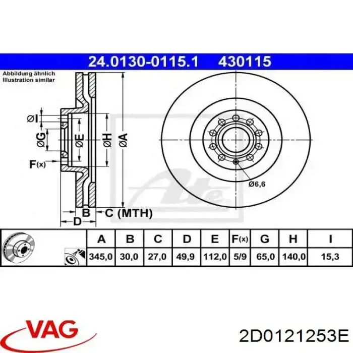 Água radiador VAG 2D0121253E precio, desde 96,23 EUR