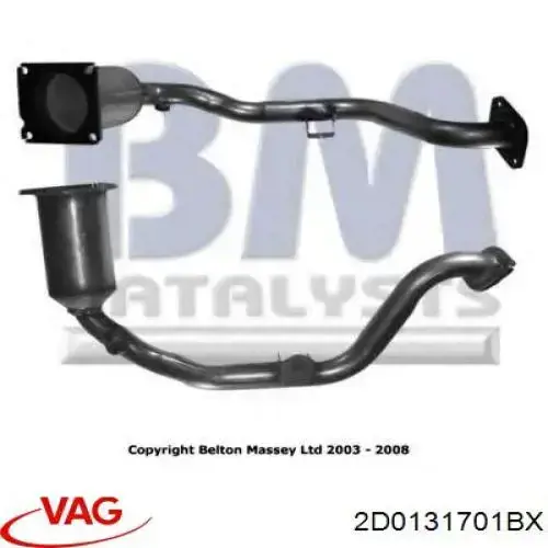 Catalizador VAG 2D0131701BX precio, desde 600,75 EUR