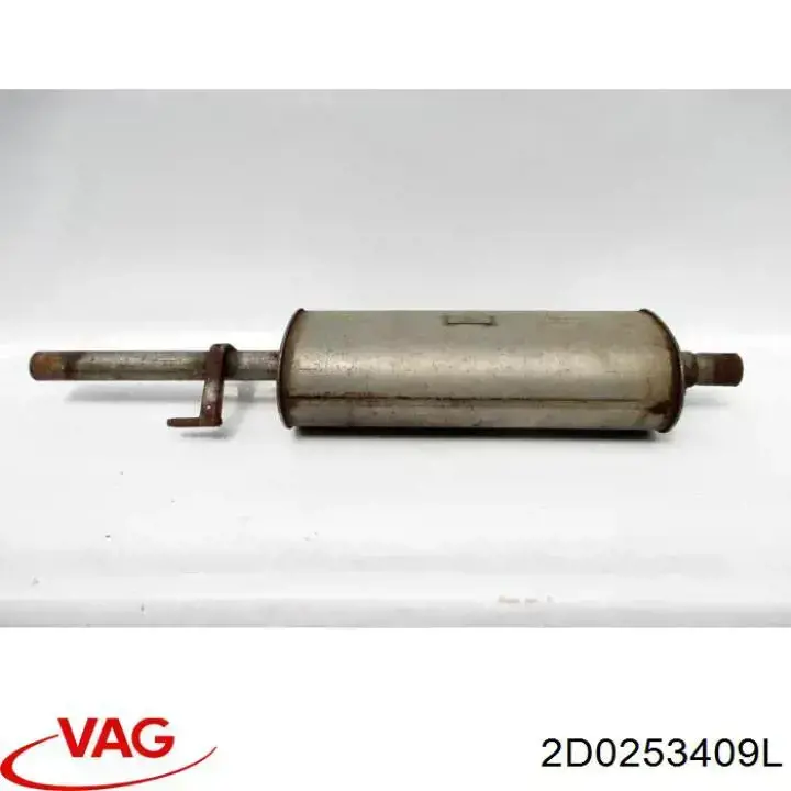 Silenciador central VAG 2D0253409L precio, desde 102,00 EUR