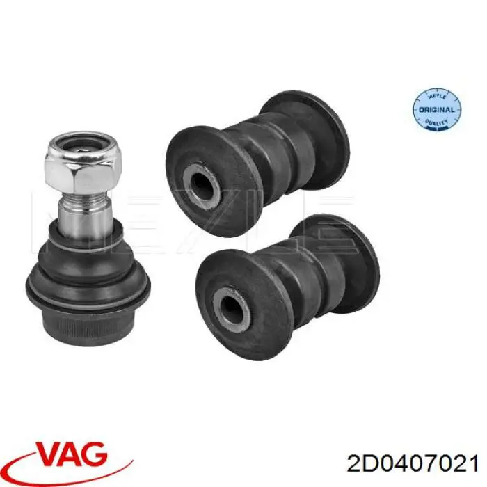 Brazo inferior izquierdo de la suspensión delantera VAG 2D0407021 precio, desde 98,07 EUR