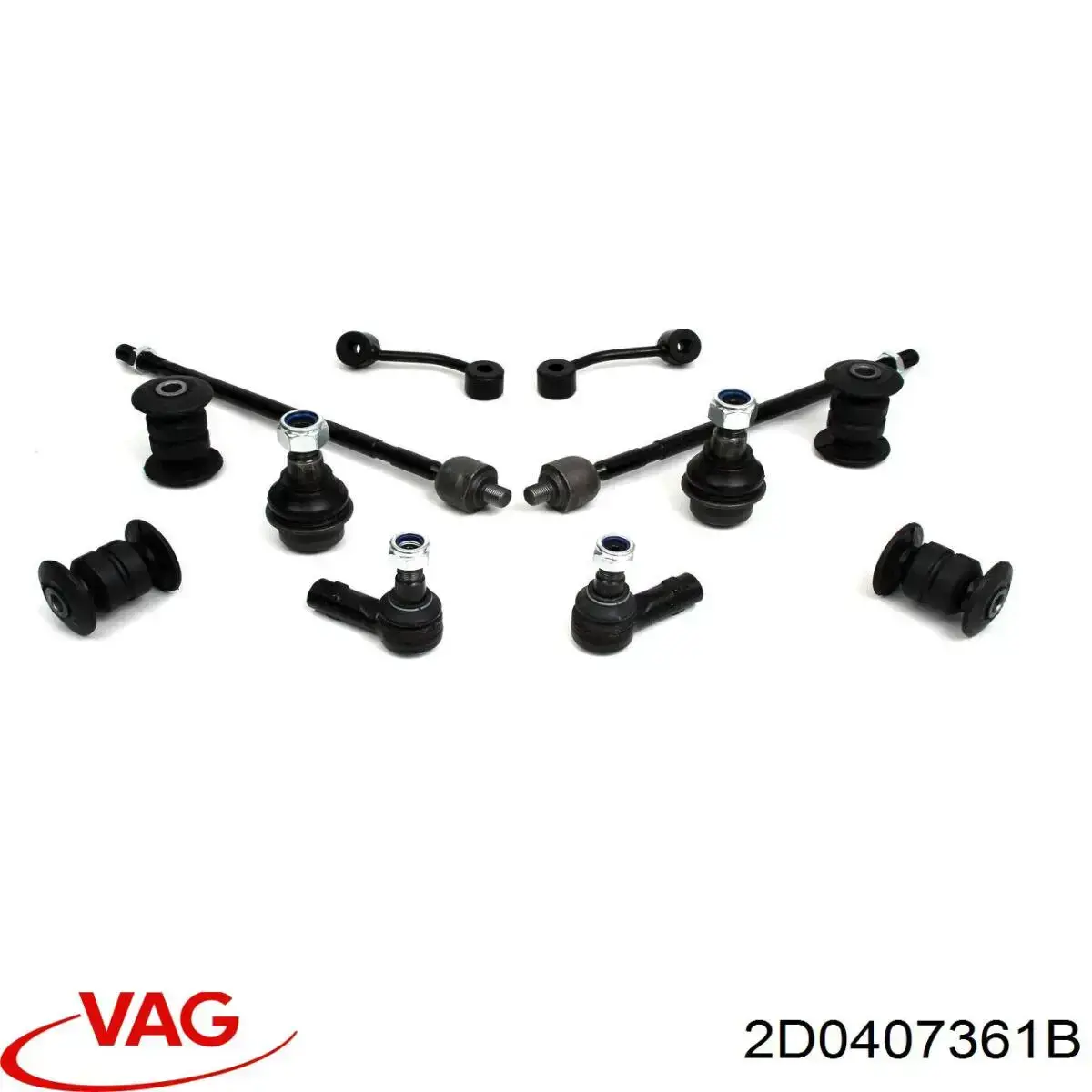 Rótula inferior de suspensión 2D0407361B VAG