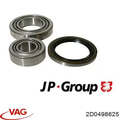 Cojinete de rueda delantero 2D0498625 VAG