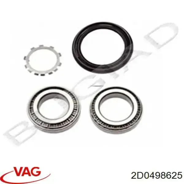 Rodamiento de rueda delantero VAG 2D0498625