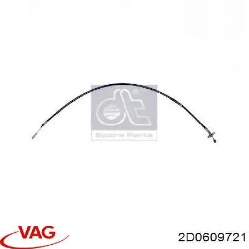 Cable de freno de mano trasero derecho/izquierdo VAG 2D0609721 precio, desde 16,82 EUR