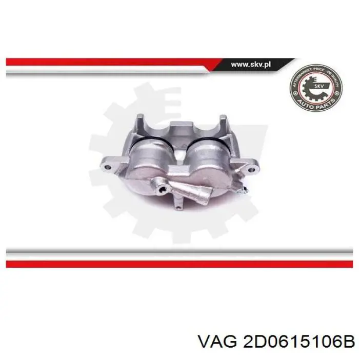 Pinza de freno delantera derecha VAG 2D0615106B precio, desde 61,08 EUR