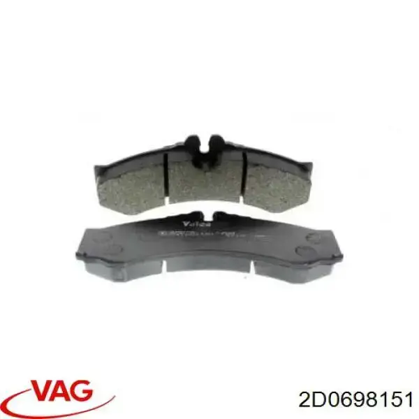 Pastillas freno delanteras VAG 2D0698151 precio, desde 27,17 EUR