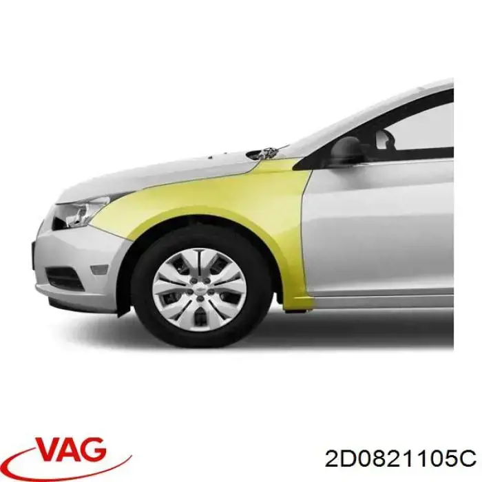 Comprar 2D0821105C VAG Aleta delantera izquierda