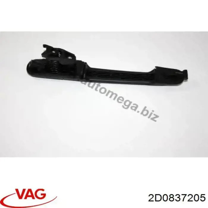 Maneta de puerta exterior delantero VAG 2D0837205 precio, desde 22,40 EUR