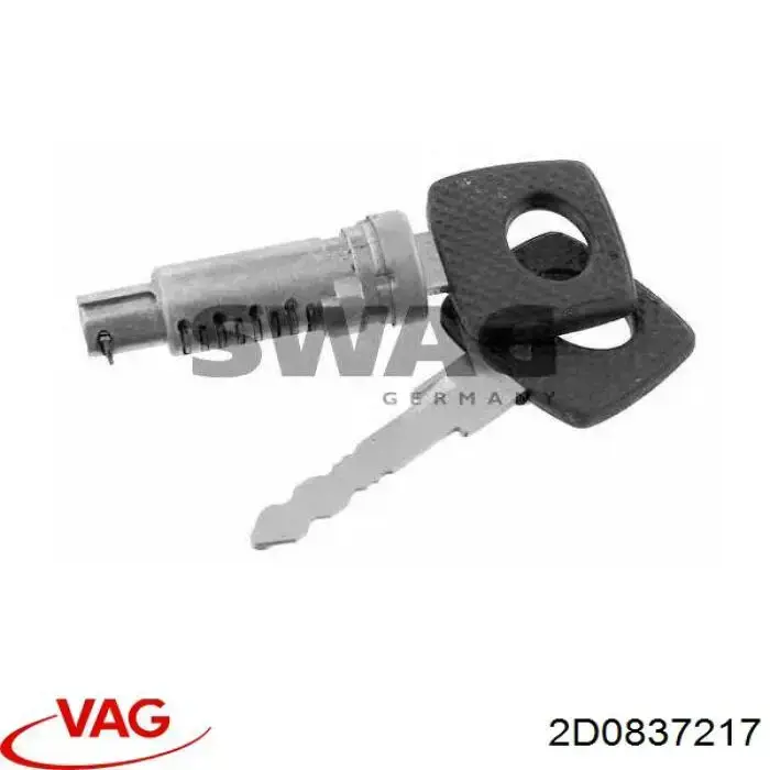 Comprar 2D0837217 VAG Bombín de cerradura de puerta delantera