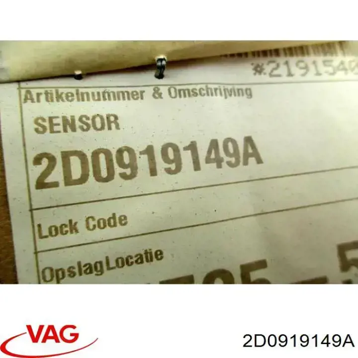 2D0919149 VAG sensor de velocidad
