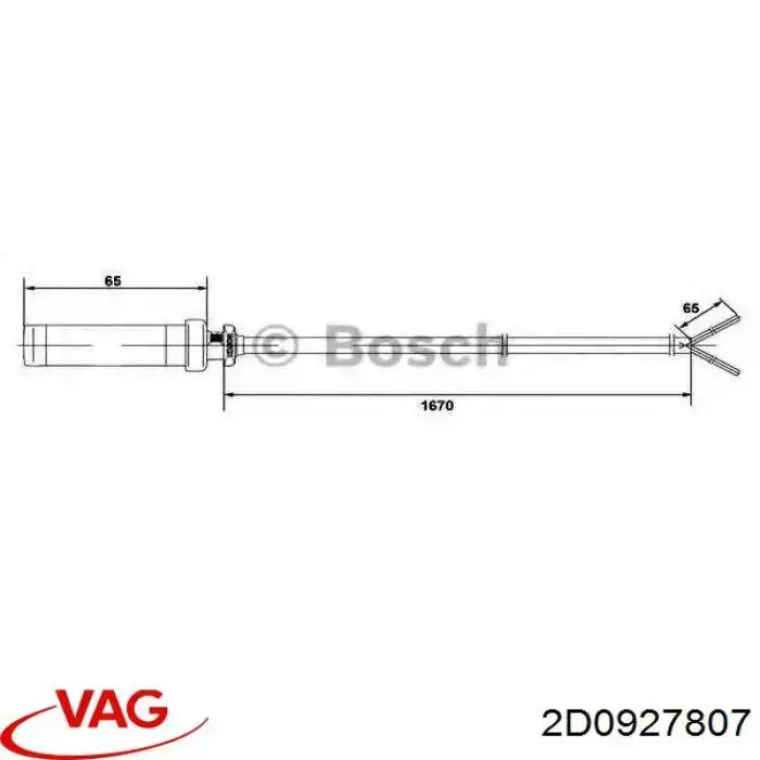 Sensor ABS delantero Alfa E-Parts AF05542