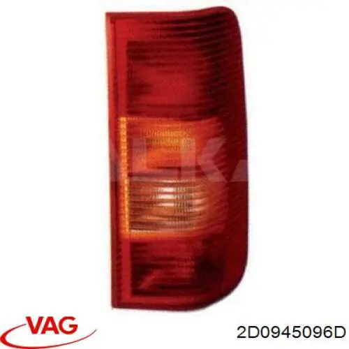 Comprar 2D0945096D VAG Piloto trasero derecho