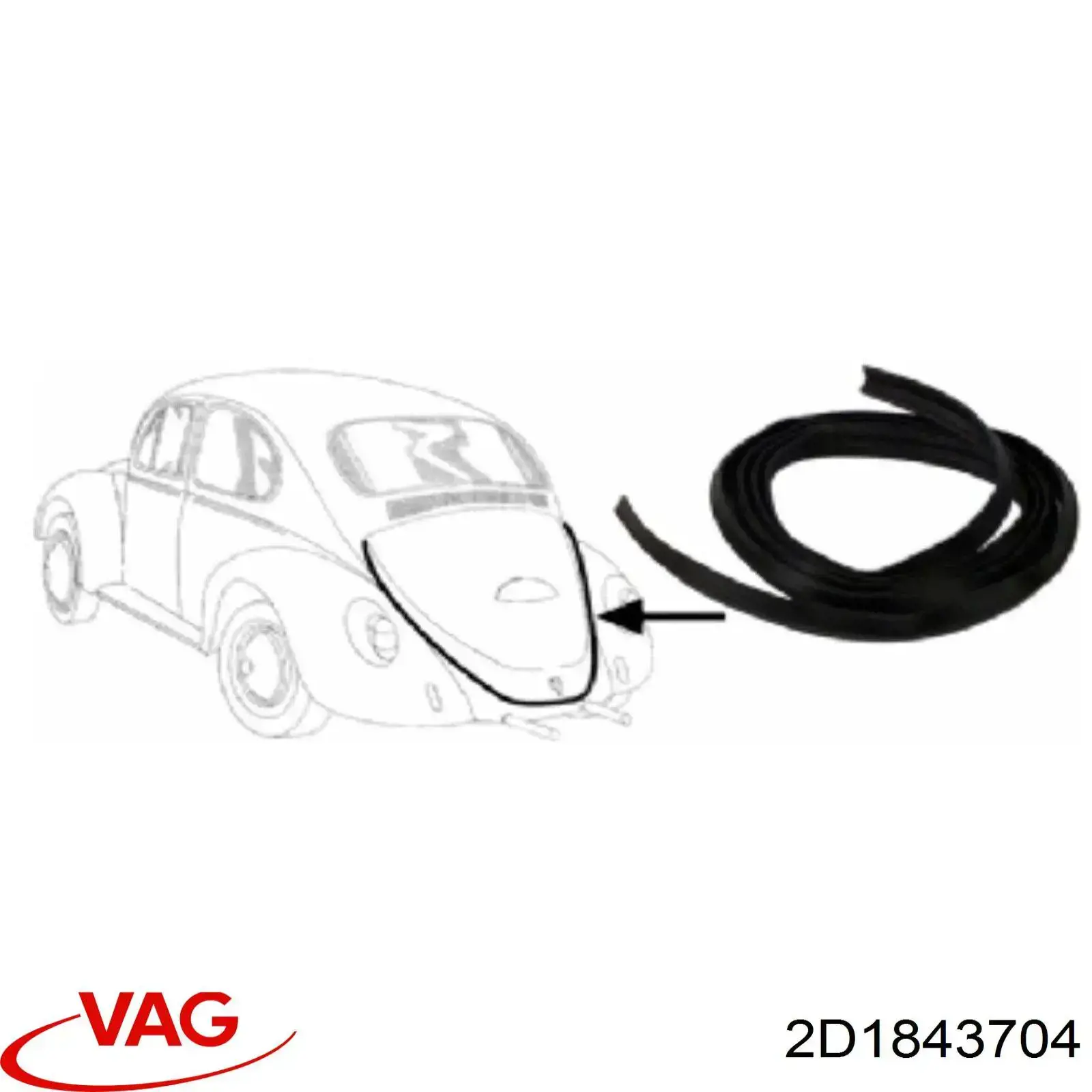 Manija exterior de puerta corrediza VAG 2D1843704 precio, desde 14,70 EUR
