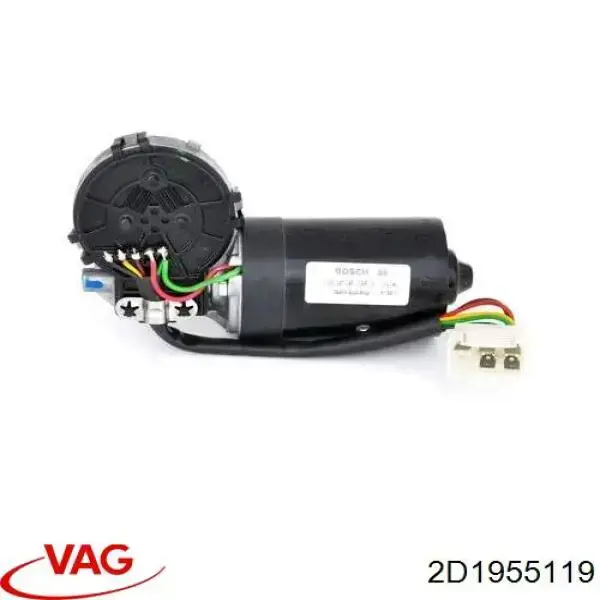 Motor limpiaparabrisas 2D1955119 VAG