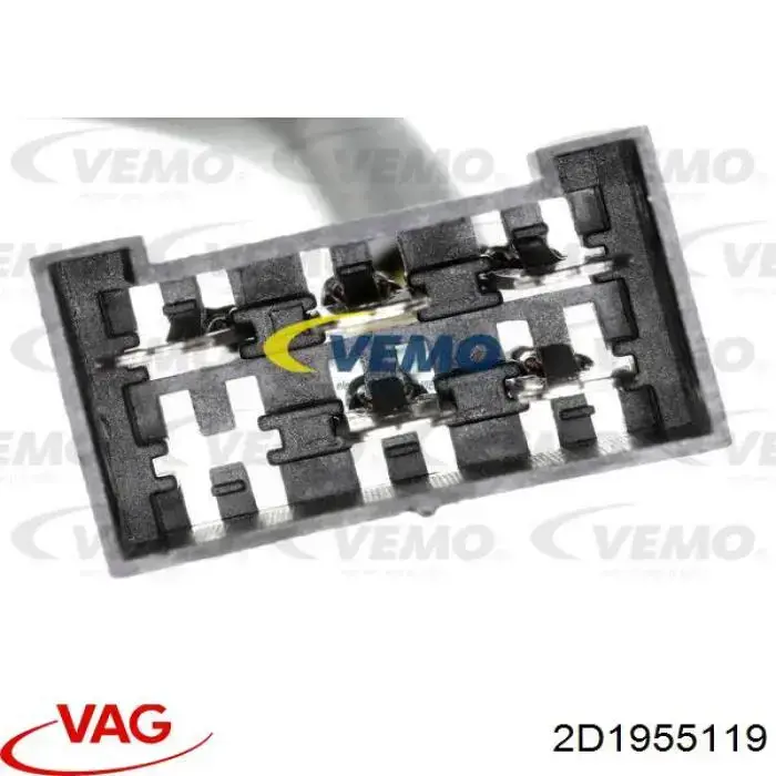 Motor del limpiaparabrisas VAG 2D1955119