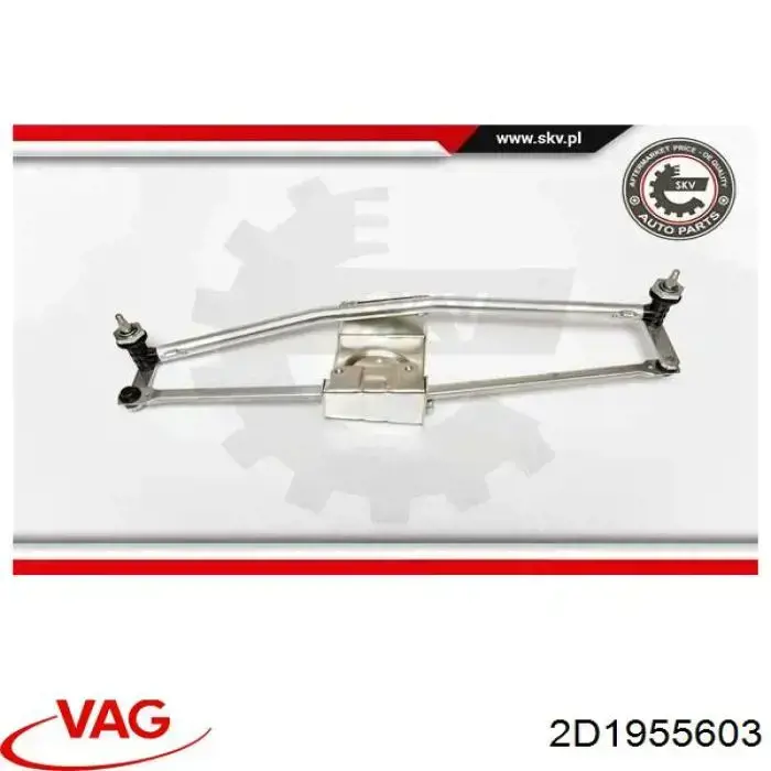 Trapezio del limpiaparabrisas VAG 2D1955603 precio, desde 40,16 EUR