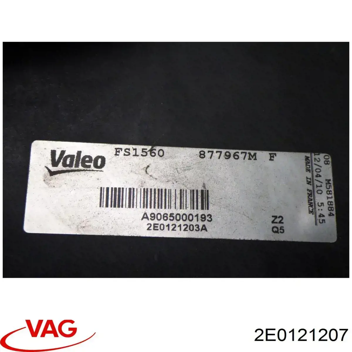 Comprar 2E0121207REF VAG Bastidor, radiador