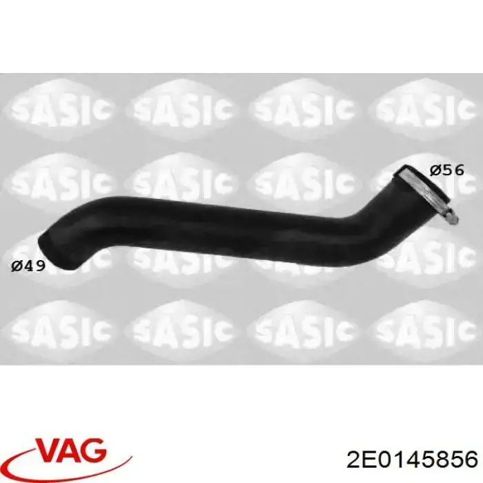 Tubo intercooler 2E0145856 VAG