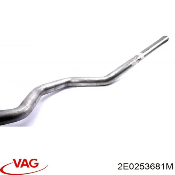 2E0253681M VAG silenciador posterior