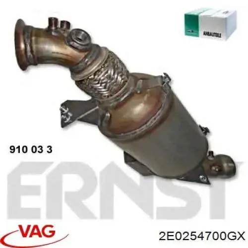 Comprar 2E0254700GX VAG Filtro de partículas (FAP)